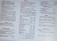 D's Pizzeria menu