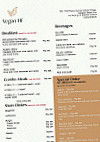 Vegan Hygienic Foodhaus menu