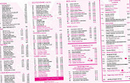 Yum's Express menu