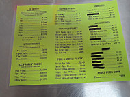 Cc Fish House menu