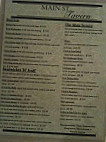 Main Street Tavern menu