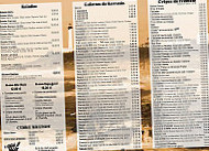 Le Ble Noir menu