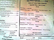 Northside Cafe menu