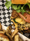 Top Gun Burgers food