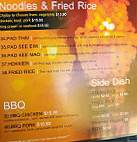 Mie Thai Takeaway menu