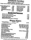 Granny's Diner menu