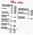 Pizzeria Sauveur menu