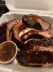 Green's Texas Bbq food