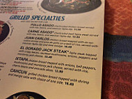 The Jalapeno Tree menu