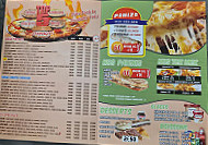 Pizza Drive menu