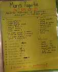 Mary's Taquitos menu