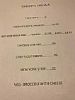 Osgood Grub Co menu