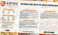 Aztec Grill menu