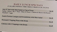 Vinatelli's Italian Cafe menu