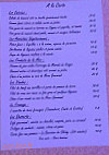 La Barrière de Clichy menu