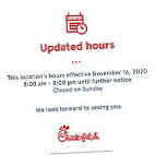 Chick-fil-a menu