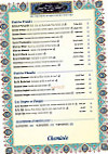 Cheminée menu