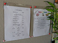 Sophe's Donuts menu