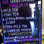 Boba Fiend Tea House menu