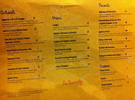 La Scarpetta Trattoria menu