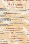 Eldorado Steakhouse menu