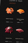 Sushi Shop menu