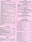 Sim Sushi Steak menu