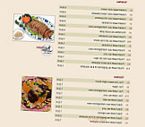 Villa du dragon menu