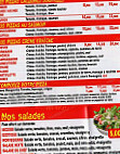 Pizza Rapido menu