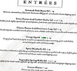 Avoca menu