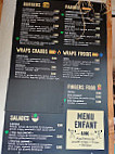 Racou Beach Snack menu