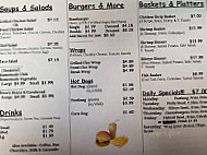 Frymans Hilltop Grill menu