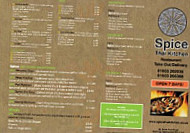 Spice Thai Kitchen menu