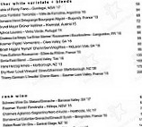 Cottage Point Inn menu