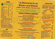 Books And Beans menu