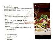 Le Seraphin menu