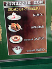 Au prince de Capadocce menu