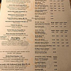 The Bridgewater Arms menu