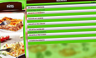 Dina Pizza menu