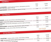 Pizza Mania menu