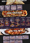 Sweet Pizza menu