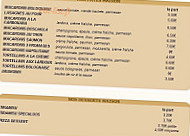 Pizza Napoli menu