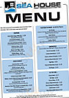 The Sea House menu