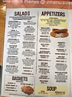 Cork Pine Eatery Saloon menu