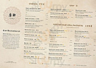 Tang Shian menu