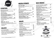 Mr Saigon menu