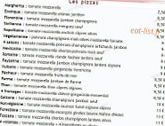 La Toscana menu