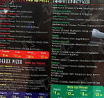 Walkley's Pizza menu