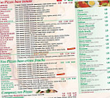 Andiamo Pizza menu