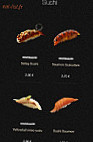 Sushi Shop menu